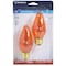 Westinghouse Westinghouse 40 W F15 Specialty Incandescent Bulb E26 (Medium) Amber 2 pk 0403800 - alternate 2